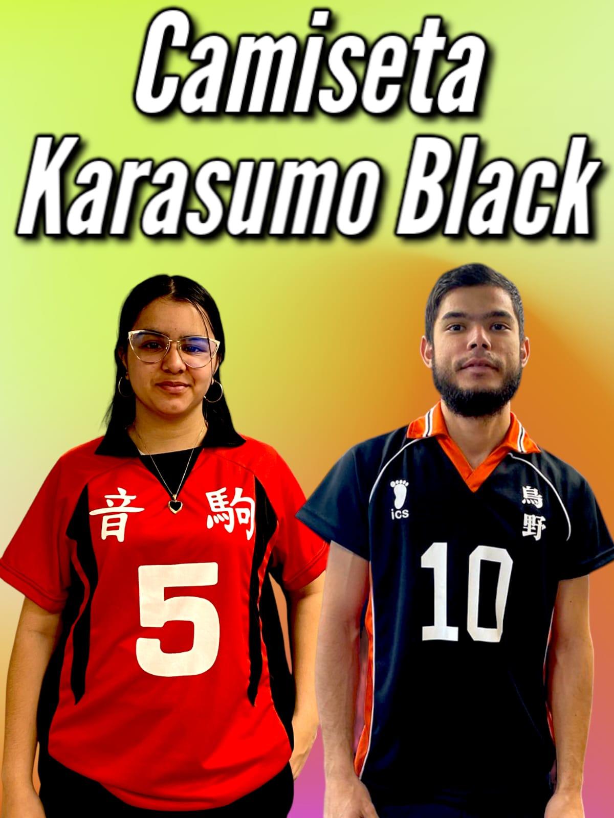 Camiseta Karasuno Black Haikyuu